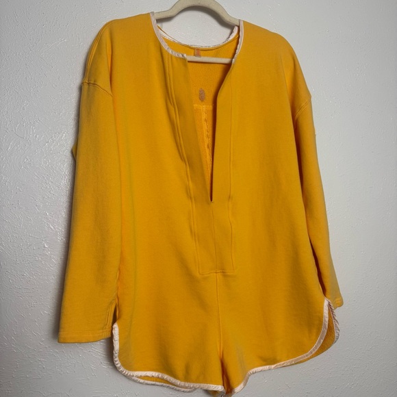 Free People Movement Terry Cloth Romper - Picture 1 of 10